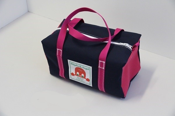 Kindersporttasche marineblau-pink 35-20-20