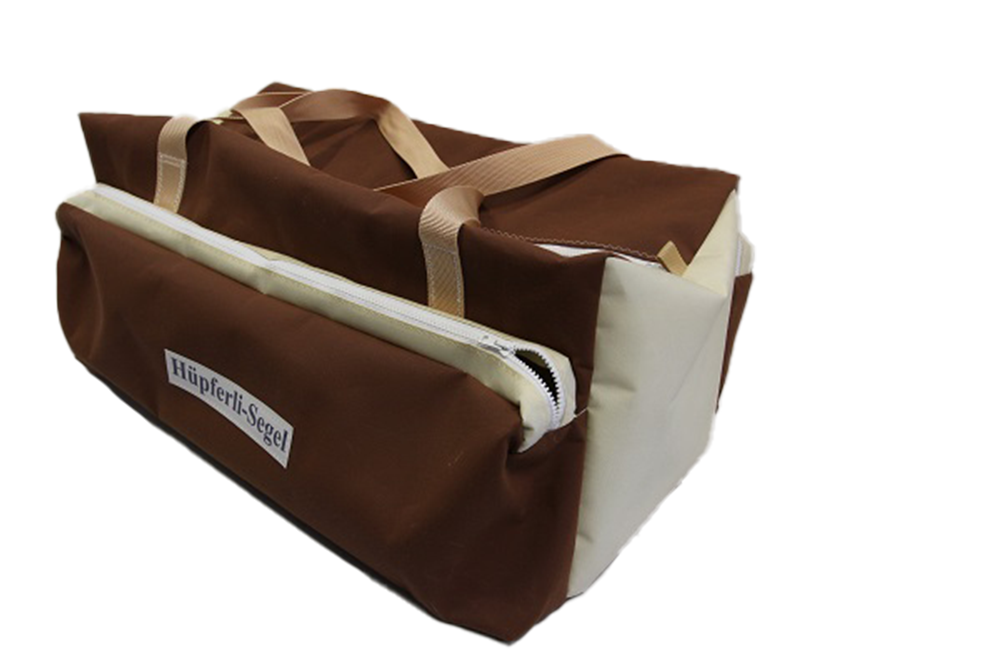 Große Reisetasche mit 2 Außentasche aus Segeltuch - Konfigurator – Bild 2