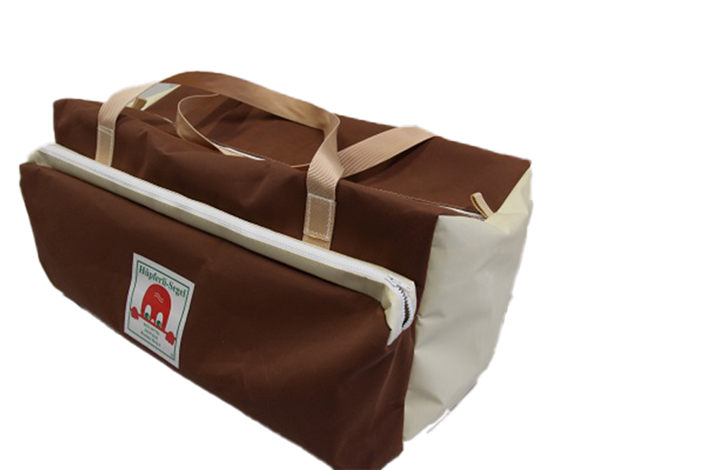 Große Reisetasche mit 2 Außentasche aus Segeltuch - Konfigurator